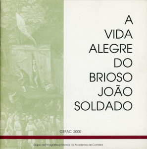 Capa da brochura «A Vida Alegre do Brioso João Soldado»