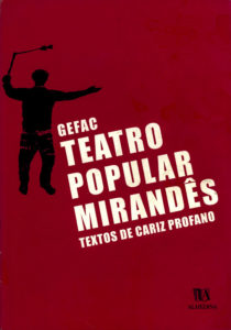 Capa do livro «Teatro Popular Mirandês - textos de cariz profano»